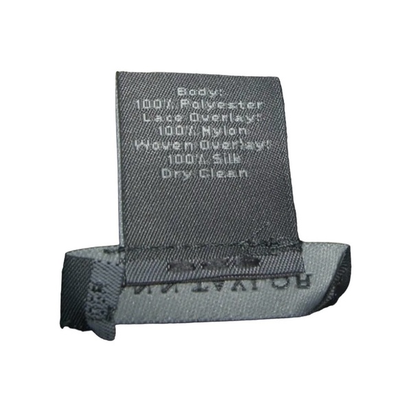 Ann Taylor Tank Top Silk Blend Black Tan Lace Cami Bimbo Blouse Coquette y2k 2 - Picture 8 of 9